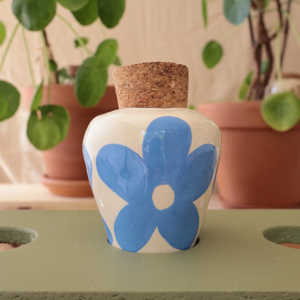 Oyas - Moyenne Fleurs bleues