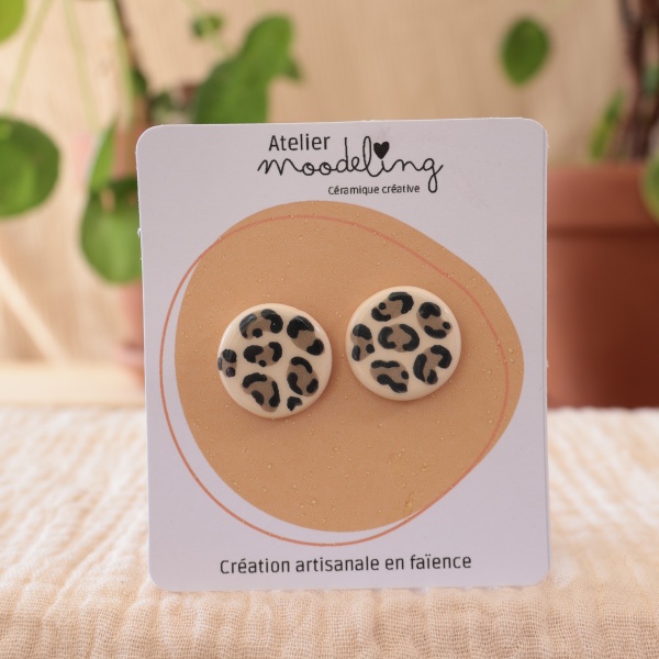 Boucles d'oreilles - Puce graou