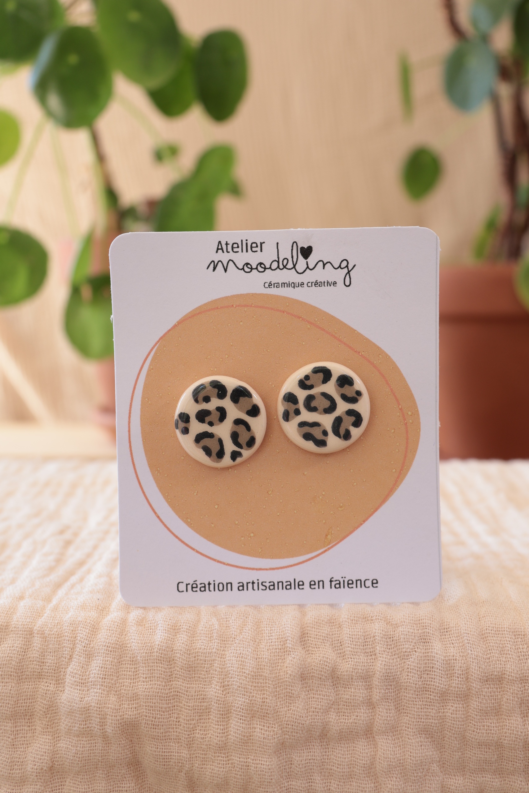 Boucles d'oreilles - Puce graou