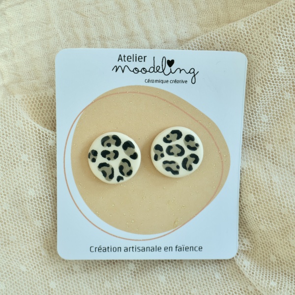 Boucles d'oreilles - Puce graou